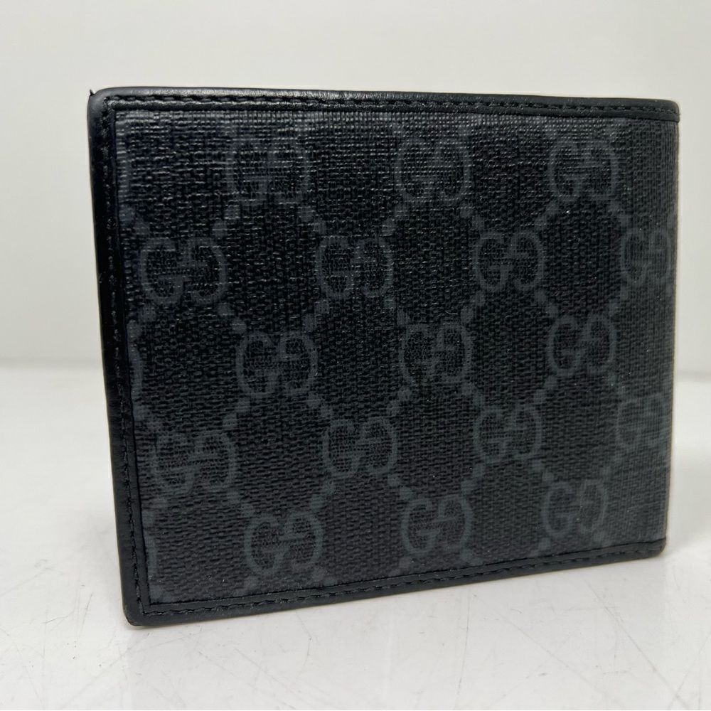 Gucci Men's Leather Grey GG Print Bifold Wallet - Picture 3 of 6
